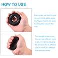 thumbnail image 4 of Uxcell 2.95" 70/80 Lbs Black Hand Grip Strengthener Hand Grip Ring for Training, 4 of 6