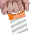 thumbnail image 3 of Mfigree Tomato Fork Onion Vegetables Slicer Cutting Aid Holder Guide Slicing Cutter Safe Fork Kitchen Utensils Good Helper Dexterous and Professional, 3 of 7