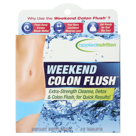 Applied Nutrition Weekend 3 Day Colon Flush Tablets, 16 Ct