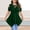 Green, variant on Women's Palm Leaf Graphic Tee Crew Neck Short Sleeve Regular Fit Casual Lightweight Summer Top
