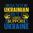 thumbnail image 3 of CafePress - I'm Not Ukrainian But I Support Ukraine T Shirt - Dark T-Shirt Kids XS-XL, 3 of 4