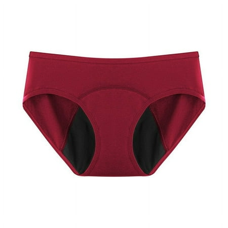 ATOYSOY Women s Clearance Solid Panty Classic Briefs Girls Low Waist Underpants Multipack Stretchy Plus Size Hip Lifting Cotton Panties  3 Pack Shapewear Control Briefs Seamless Red XL