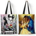 thumbnail image 4 of Bolsos de hombro con estampado de dibujos animados de Mickey Mouse para niños, bolso de lona de alta capacidad, Disney, Harajuku, Minnie, Daisy, Anime, regalos de cumpleaños, 4 of 4