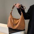 thumbnail image 3 of Bolso Mensajero en La Hombro para Mujeres Gamuza Correa Ajustable Viajar Por, 3 of 9