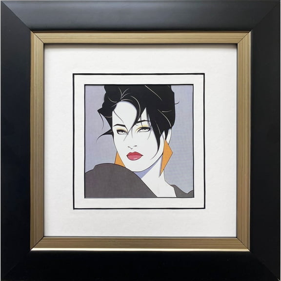 Patrick Nagel "Untitled #120" NEWLY CUSTOM FRAMED Art Deco Print Generic