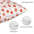 thumbnail image 3 of Wukai Pastry Premium Polyester Fleece Pillow Covers with Hidden Zipper Closure,Luxuriously Soft and Durable-18"x18", 3 of 7