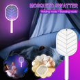 thumbnail image 5 of Rechargeable Racket Zapper Mosquito Bug Fly Swatter Mosquito Wlectric Lamp Mosquito Racket Suitable For Hotel And Family, 5 of 5