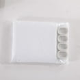 thumbnail image 4 of Cortina de baño de poliéster impermeable grueso no transparente blanco | Anillos divididos sin diseño de gancho | Juego de revestimientos extraíbles | Ventana de ventilación transparente | Lavable a, 4 of 6