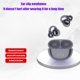 thumbnail image 5 of Pisexur Electronics - Auriculares Bluetooth de oído abierto para hombre, batería de 60 h, Bluetooth 6.0, impermeables, con clip para la oreja, cómodos, adecuados para deportes, trabajo, niños y elect, 5 of 9
