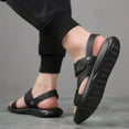 thumbnail image 5 of Mepaouo Mens Sport Hiking Sandals Arch Support Summer Beach Water Shoes Slip on Flat Slides Slippers, 5 of 8