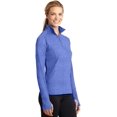 thumbnail image 4 of Sport-Tek WoMen's Sport-Wick Stretch 1/2-Zip Pullover - LST850, 4 of 4