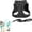 Black, variant on Cat Harness and Leash Set for Walking, Escape Proof Step-in Cat Vest, Soft Breathable Suede Kitten Harness with Reflective Strip, Adjustable Pet Harness for Small Medium Cats