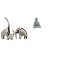 thumbnail image 1 of Colección De Figuras De Animales De Cerámica Con Estatuas De Buda, Elefante Y Mono. Decoración única Para El Hogar, Coleccionables Para Estanterías, Patios Y Jardines., 1 of 8