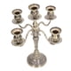 thumbnail image 4 of Candelabro Retro decorativo delicado de aleación de Zinc con soporte de vela de Metal para mesa de cena, chimenea, boda, 4 of 14