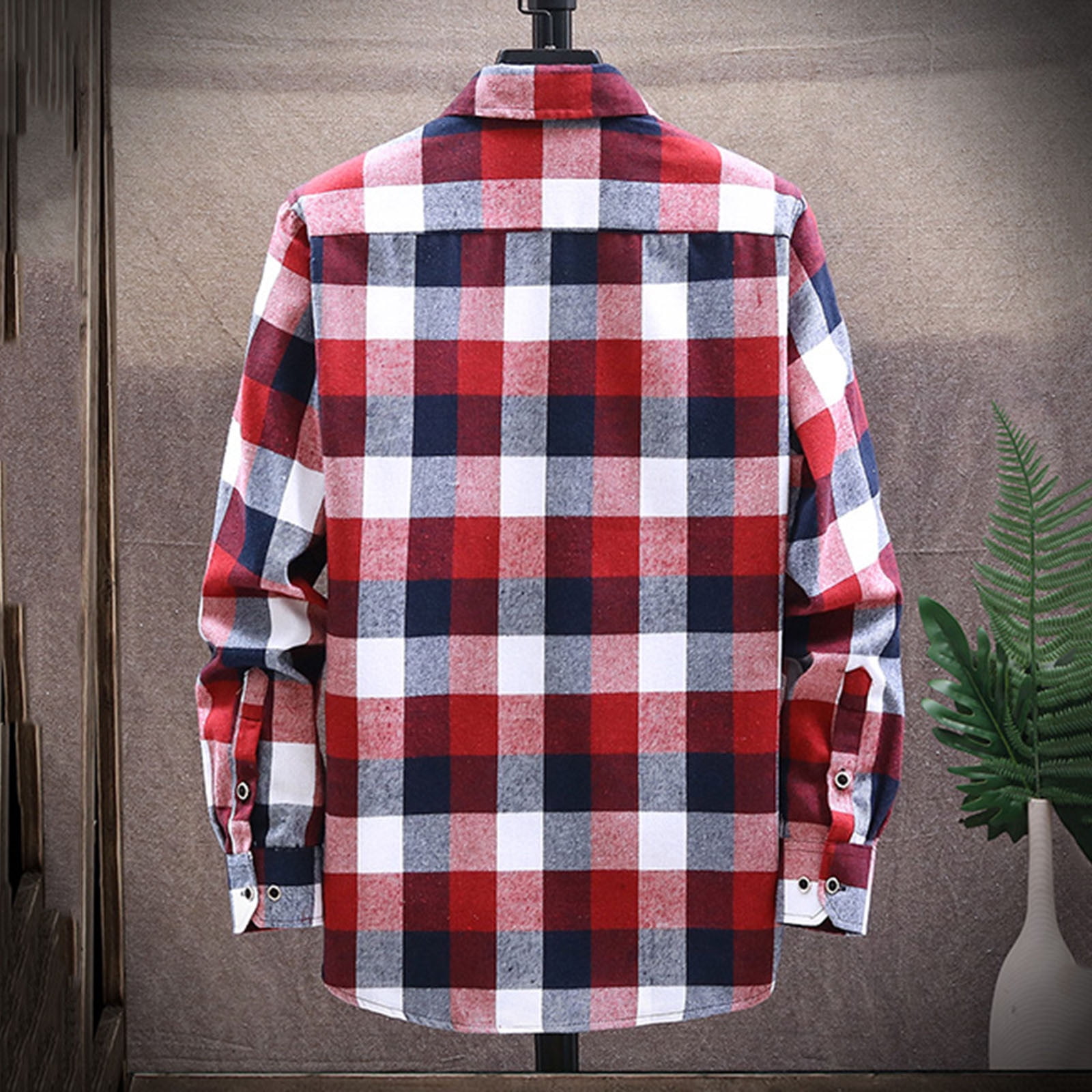 Outfmvch Long Sleeve Shirts for Men Fashion Casual Fashionable