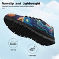 thumbnail image 4 of Chririnla Kids Galaxy Planet Sneakers Boys Girls Rainbow Sky Running Shoes Size 1.5 Little Kids Slip on Sneakers Lightweight Athletic Sport School Shoes, 4 of 7