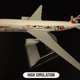 thumbnail image 5 of Réplica de avión de metal a escala 1:400, 15 cm, modelo de avión Boeing Airbus B777 británico, juguete de decoración para habitación de niños, 157.UK concorde, 5 of 6