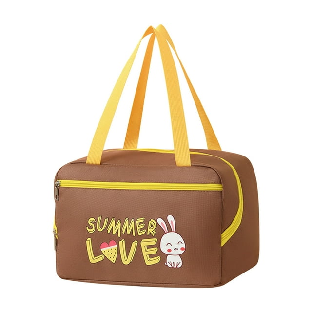 Rbaofujie Sac de Pique-Nique Portatif avec Sac Isotherme pour Riz Sac Bento Sac en Toile Oxford Sac pour Boîte à Lunch Sac-Repas Fournitures de Rentrée