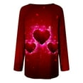 thumbnail image 5 of Qertyioot Cadeau de la Saint-Valentin! Blouse Décontractée à Manches Longues et Col Rond pour Femmes, Imprimé St. Patrick, 5 of 5
