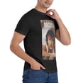 thumbnail image 5 of Black Rocky Balboa Men's Short Shirt 3D Printed Sleeve Fashion T Shirt Round Neck Gift Tee, 5 of 8