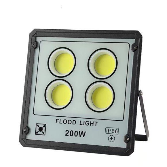 Projecteur LED COB Puce Étanche 200W Projecteur Extérieur Jardin Lampe Carrée Villa Maison Bâtiment Éclairage Mural Extérieur, Sélection Multi-Mode