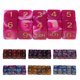 thumbnail image 3 of Juego de dados poliédricos D6 de doble cara, juego completo de dados semitransparentes de 16mm, 10 piezas, 3 of 4
