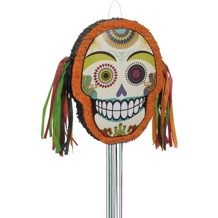 Day of the Dead Halloween Pinata, Pull String