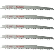 9-Inch Wood Pruning Reciprocating / Sawzall Saw Blades (5 TPI) - 5 Pack