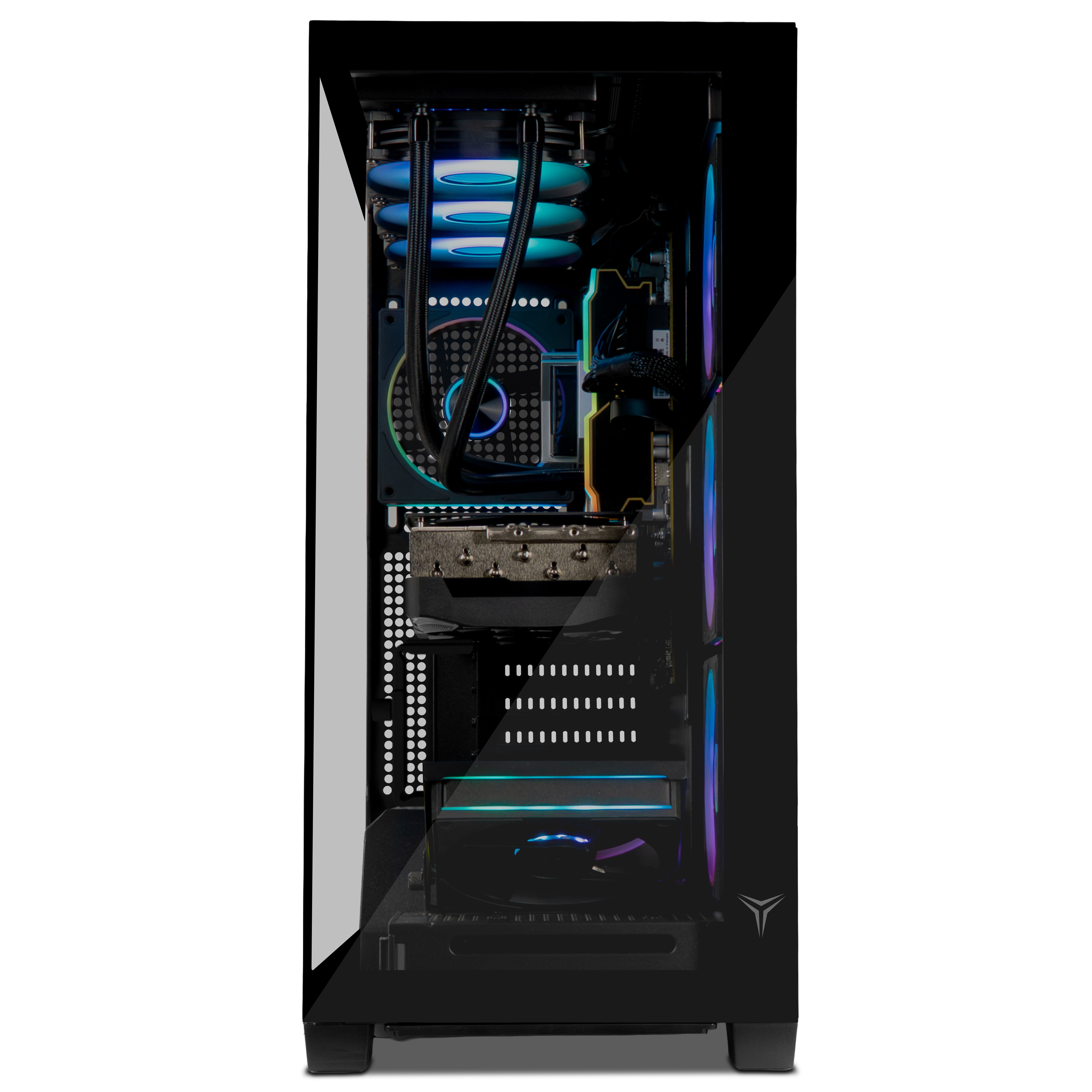 YEYIAN Gaming PC. AMD Ryzen 7800X3D, NVIDIA RTX 5070, 360mm AIO, 2 TB NVMe, 32GB DDR5, 850W, Windows 11 Home. Model YPA-AX780DC-5701U