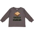 thumbnail image 3 of Inktastic Funny Passover Powered by Matzah Boys or Girls Long Sleeve Toddler T-Shirt, 3 of 5