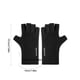 thumbnail image 3 of Guantes de terciopelo de medio dedo para mujer | Guantes de invierno cálidos para exteriores con pantalla táctil | Tejido suave y desliso que protege del frío | Elegantes guantes rosas, grises y, 3 of 6