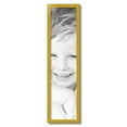 thumbnail image 2 of ArtToFrames 8" x 33" Yellow Picture Frame, 8x33 inch Yellow Wood Poster Frame (WOM-4747),  Pack, 2 of 8