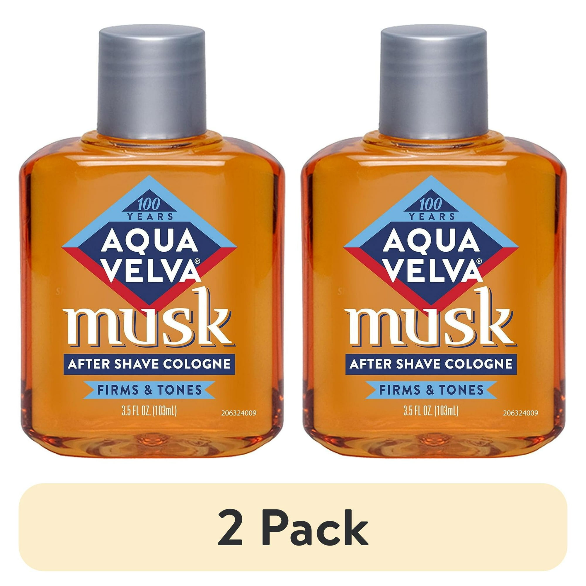 (2 pack) Aqua Velva Musk after Shave Cologne 3.5 Fluid Ounce