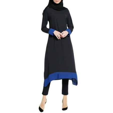 

for Women Long Dress Ramadan Traditional Hijab Dress Set Robe Summer Ventilative Clothes