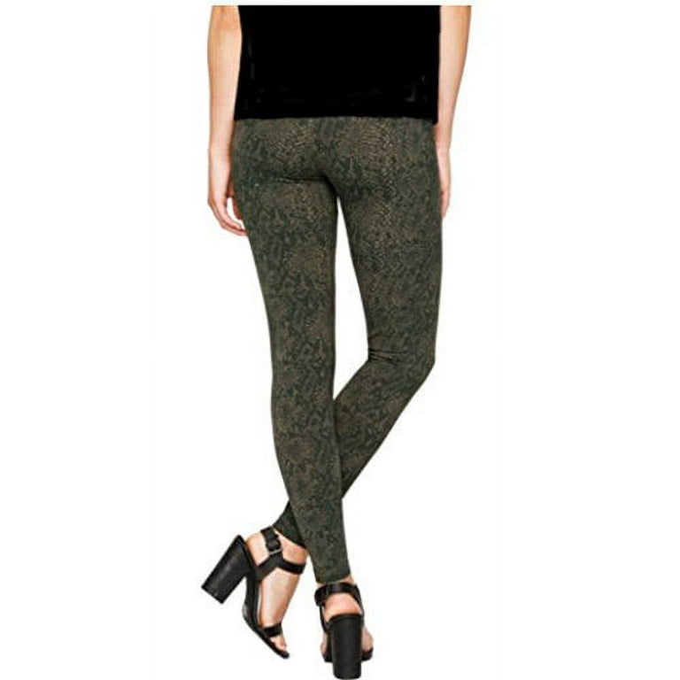 Matty M. Thick Material Leggings with Wide Elastic Band -Army Print 