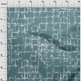 thumbnail image 3 of oneOone Polyester Spandex Dusty Teal Green Fabric Geometric Sewing Craft Projects Fabric Prints By Yard 56 Inch Wide-YR, 3 of 5