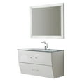 thumbnail image 2 of Fresca Platinum Wave 40" Glossy White Modern Bathroom Vanity, 2 of 6