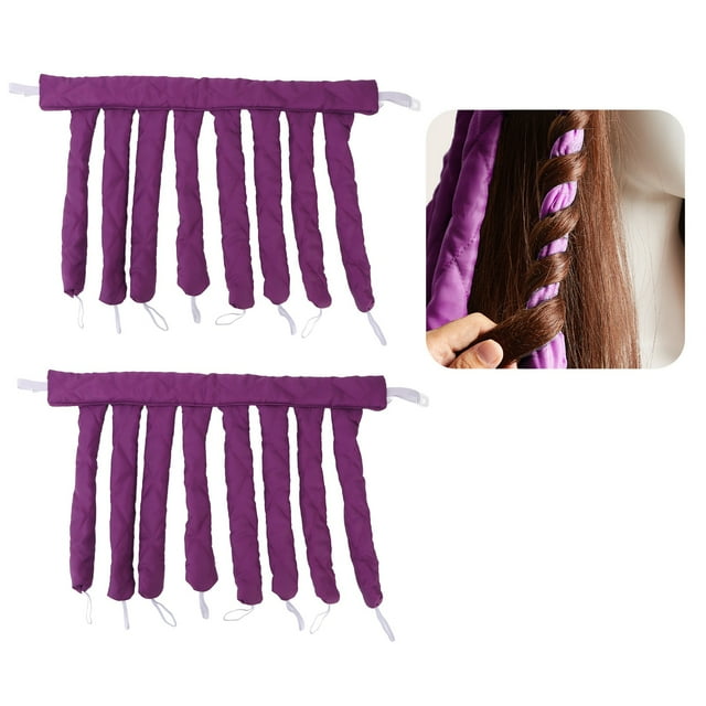 Bandeau pour Tringle à Cheveux, 2 Pcs Rouleau Sans Chaleur Ensemble de Curling Sans Chaleur Artisanat Exceptionnel