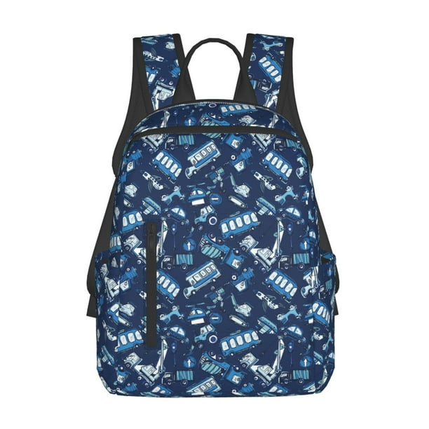 Easygdp Blue Bus para Easygdp Yak - Mochila Casual Ligera y Resistente para Viaje y Senderismo para Hombres y Mujeres