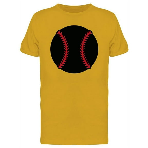 Baseball Softball With Red Laces T-Shirt Men -Image by Shutterstock, Male Large