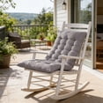 thumbnail image 6 of Eolstice Thickened Rocking Chair Cushion Set High Back Seat Pad For Recliner, Rocker Cushion, Outdoor Patio Seat Pad for Folding Chair Lounge, 6 of 6