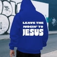 thumbnail image 4 of Christian Hoodies for Men 2025 Leave The Judgin' To Jesus Hoodie Hooded Sweatshirt with Pockets Pullover Hoodie, 4 of 7
