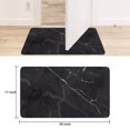 thumbnail image 2 of 17x30 Black Bath Mat from Color&Geometry - Quick-Drying Absorbent Non-Slip - Door Mat for Your Bathroom Shower or Vanity, 2 of 6