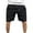 Black, variant on AIEOTT Summer Shorts for Men Casual Lightweight Elastic Waist Shorts Brethable Cotton Shorts Plus Size Solid Color Shorts