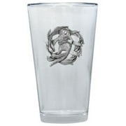 Sea Otter Pint Glass by Heritage Metalworks