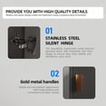 thumbnail image 6 of AmpleCharmic 20'' Bathroom Vanity with Sink, Wall Mounted Small Bathroom Vanity with Soft-Close Door Modern Floating Cabinet, Chrome Faucet, Pop-up Drain, P-Trap Included, Grey, 6 of 7