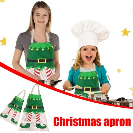 

ertutuyi family kitchen the christmas 2pc print aprons family parent children linen home textiles