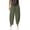 Army Green, variant on Linen Pants Women Tall High Waist Wide Leg Womens Palazzo Pants Drawstring Weighted Trousers Cotton Lounge Pants Women Vacation