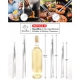 thumbnail image 3 of Pinzas de cocina SouxMux de acero inoxidable de 30 cm, 2 piezas, 3 of 7