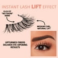 thumbnail image 4 of Salon Perfect Pre-Permed Fake Lashes False Eyelashes, 671, Black, 2 Pairs, 4 of 6